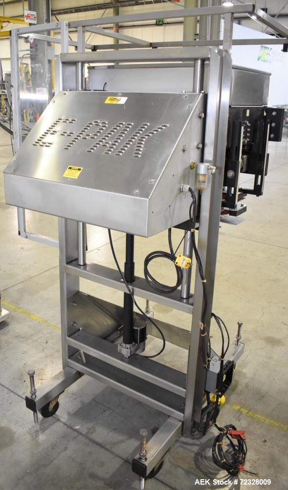 Used E-Pak Automatic Inline Quill Capper with Integrated Cap Elevator/Sorter.